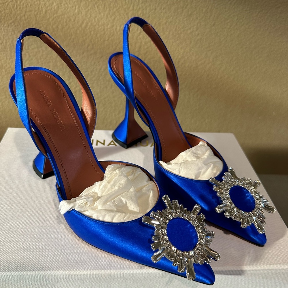 LIKE NEW AMINA MUADDI BEGUM SLING BLUE